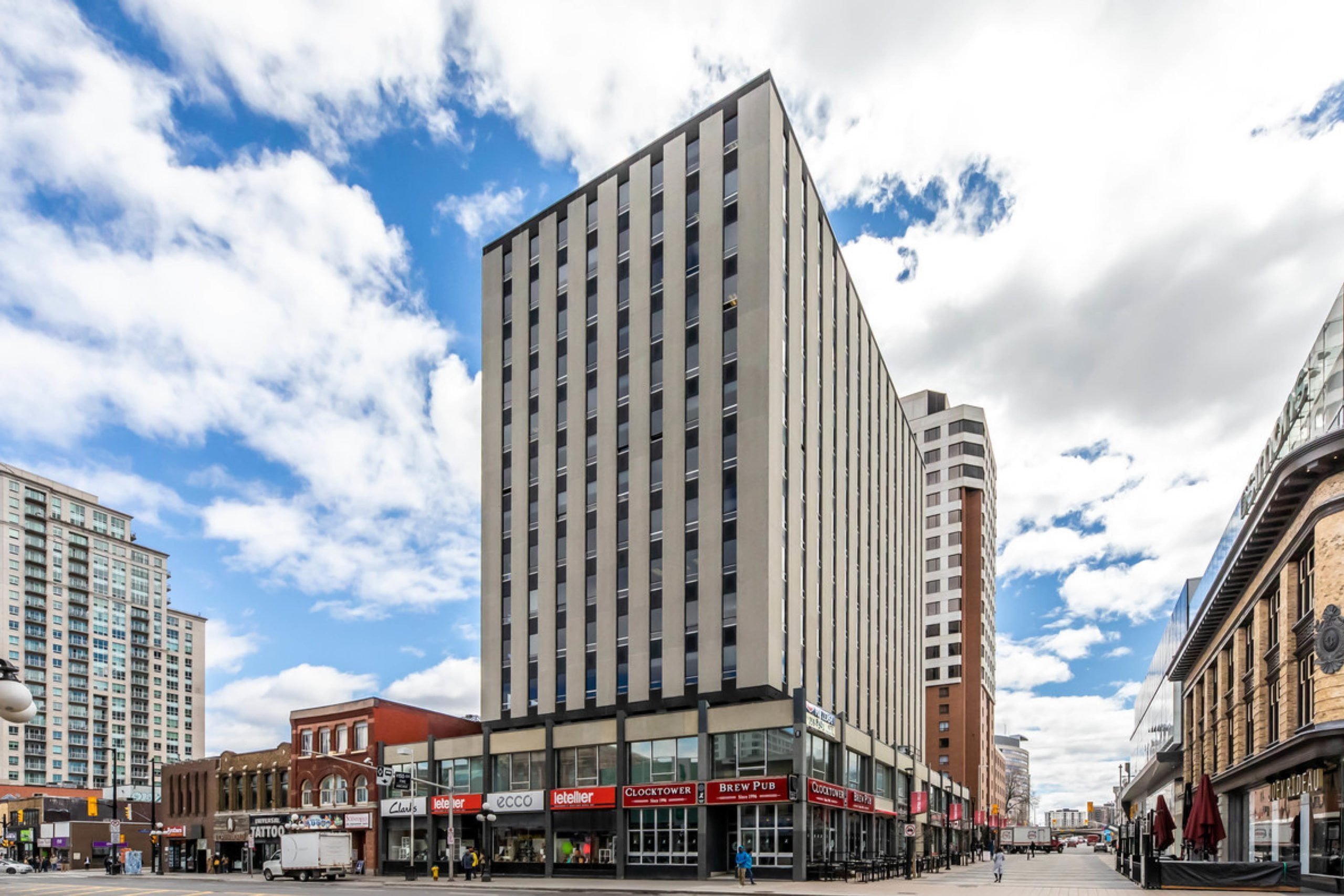 exterior 1 Nicholas Street fronting on Rideau