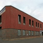 1417 cyrville road exterior showing unit 102 windows