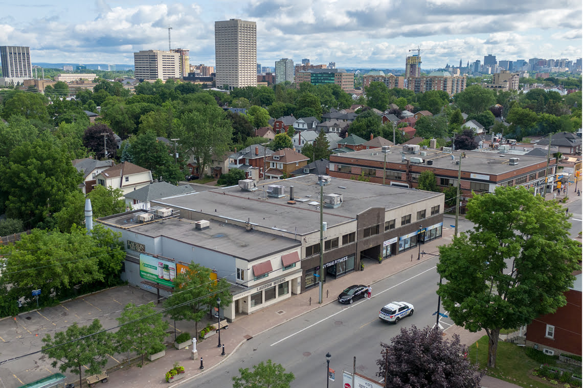 aerial photo 1339 wellington street west