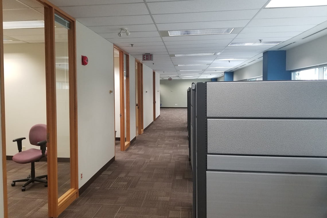 open work area and cubicles 1130 morrison drive