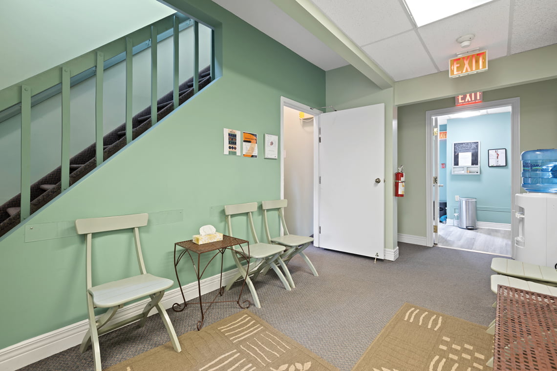 interior second level waiting room 430 gilmour street