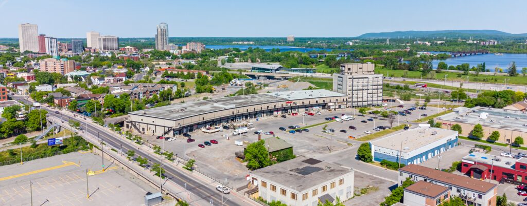 250 city centre avenue - aerial image showing proximity to Bayview Station